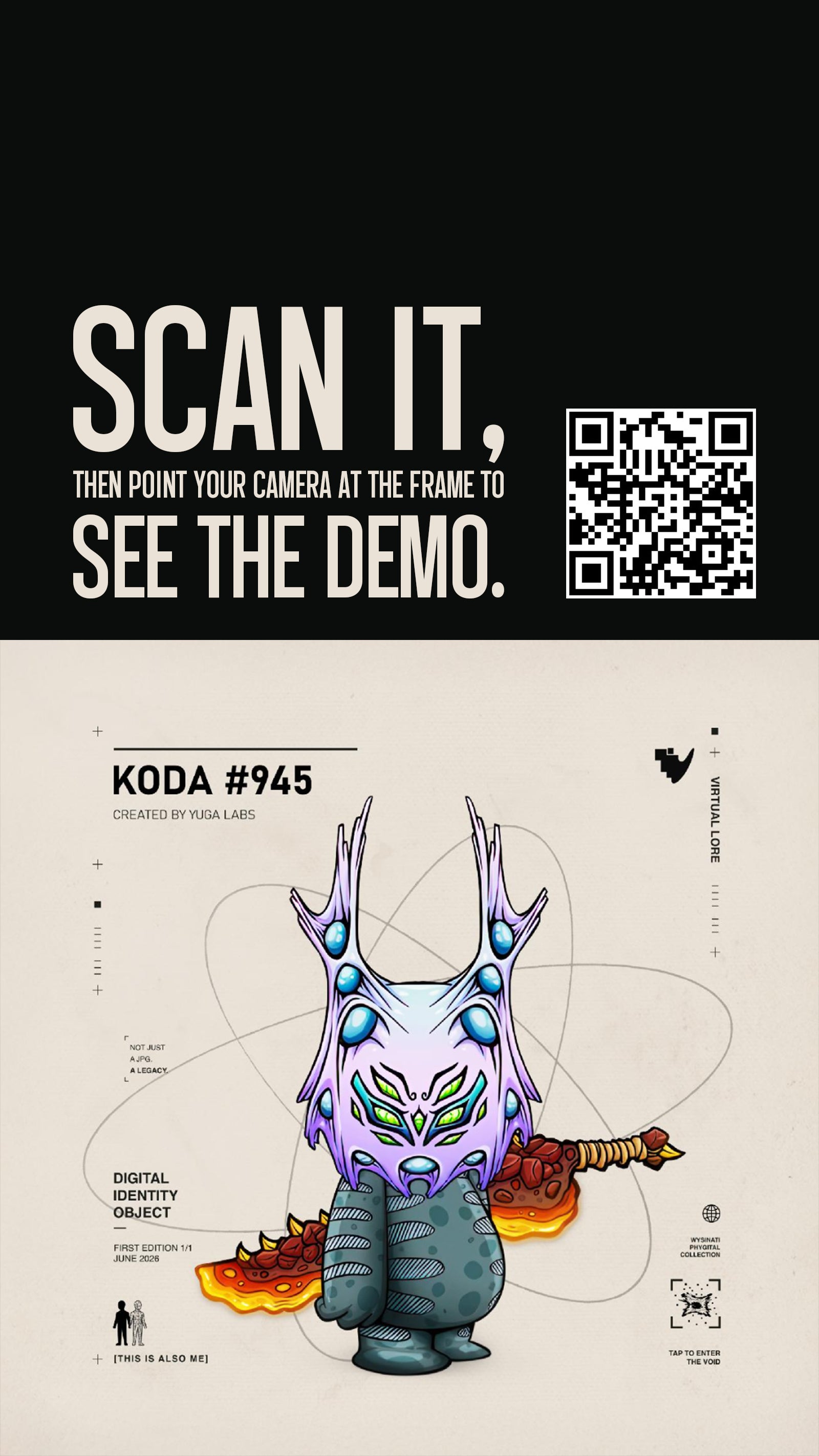 Customized Avatar Print with AR.